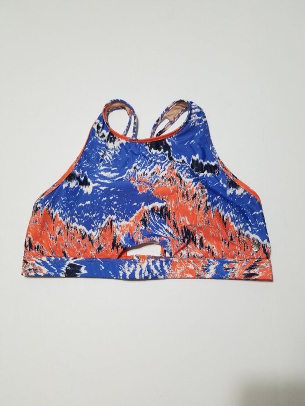 Like New Gymshark High Neck Swim Padded Bikini Top Size XL